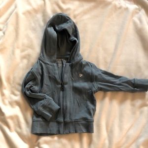 Pact Organic Sky Blue Zip Up Hoodie